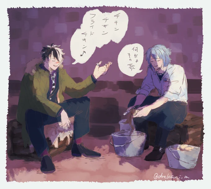 あと前に友達に感謝の気持ちで描いたブラネロ 