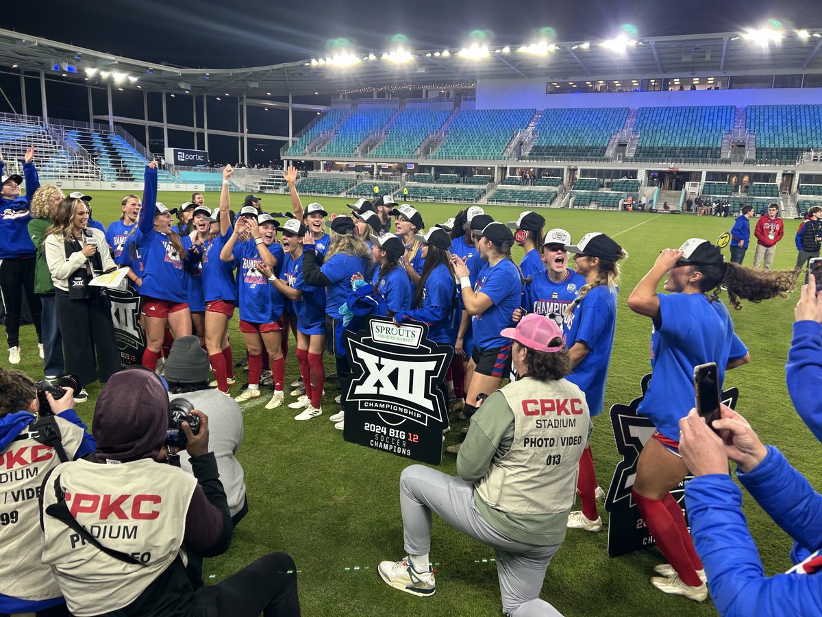 CHAMPS!!!!! ⁦<a href="/KUWSoccer/">Kansas Soccer</a>⁩