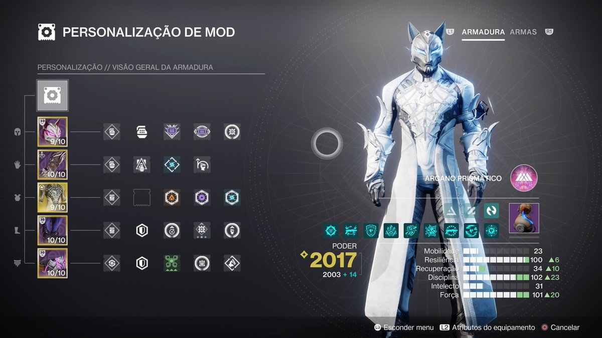 GalliFelipe2's tweet photo. This build is probably one of the best builds for warlocks. Khovostov and the exotic chest Mataiodoxía combo will suspend all the mobs and give you transcendence very fast.
#BuildOfTheFOTL @Destiny2Team @destinygameBR  @BrunoLouviers @MoltenSlowa @A_dmg04 https://t.co/dk2zKJOxK2