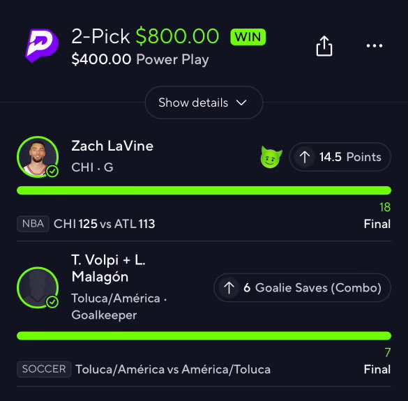 BaneSquad_'s tweet photo. We cashed 2 NUKES BACK TO BACK DAYS 

Tomorrow WILL be Day 3 #BaneSquad 💯

Shout out to the Goats who helped me lock the pairs in ⬇️ #FollowThem 

@thebrandon444 
@SkokGambles 
@1PropPlug https://t.co/Fojjrl52sd