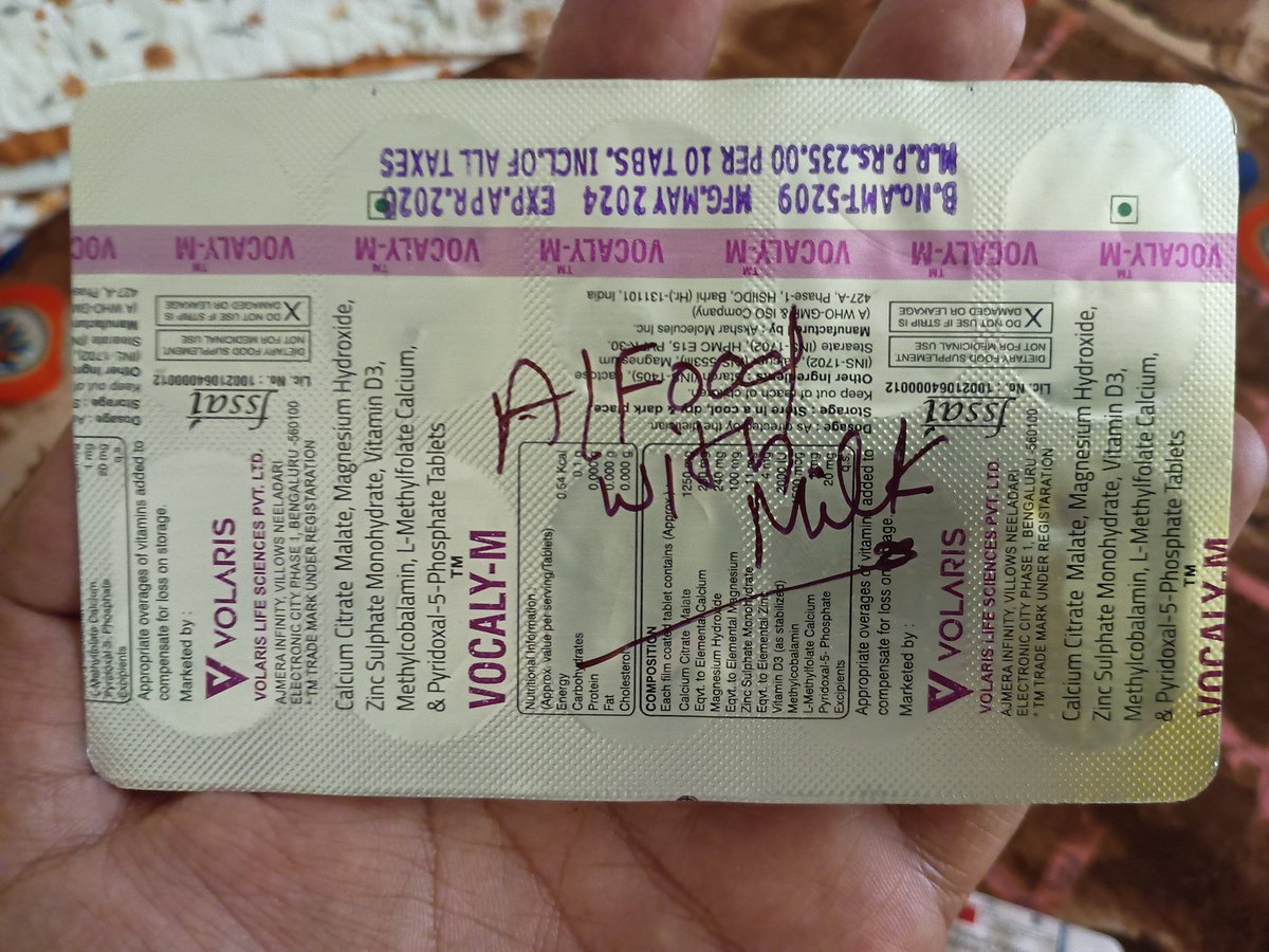 chauhanvineesh's tweet photo. @finshots Medicine prescribed by my Doc for knee injury. A simple google search can show the shady nature of companies. One registered in a housing society and another in Haridwar with no history. I don't know what they really put inside our body. https://t.co/F6NTZ8SKFs