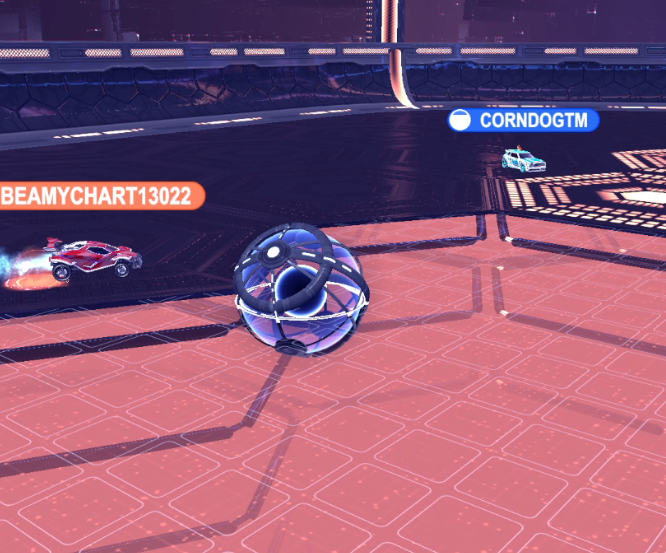 CornDogTM's tweet photo. Does this:

A: Score 
B: Bounce out like the hole isn't there and not score because RL servers are *fantastic*

😐 #RocketLeague #FixYourServers https://t.co/ZdFfkcA86p