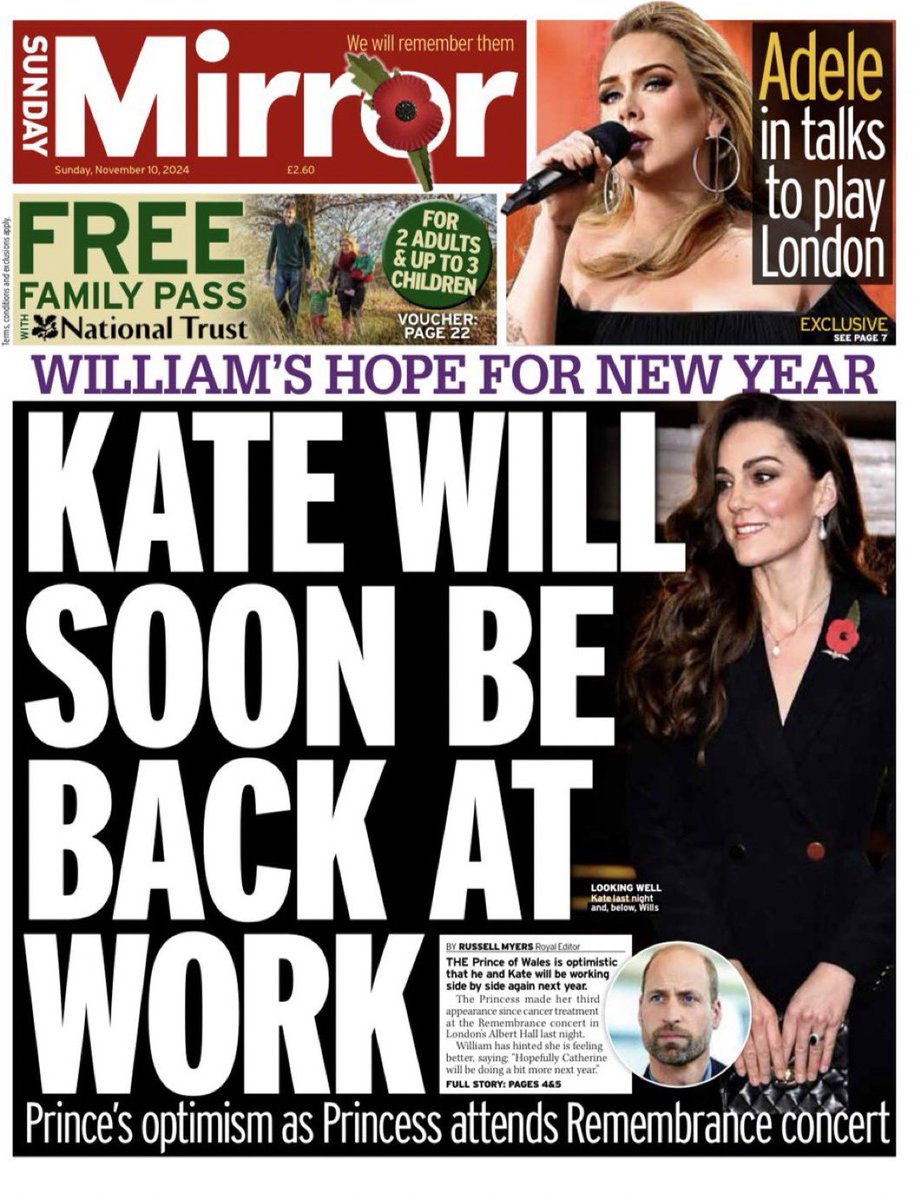 quickbeam71's tweet image. Someone in Califolkie is NOT gonna be Happy!
#PrincessOfWales on the front page of just about every newspaper!
#PrincessCatherine
#FrontPages