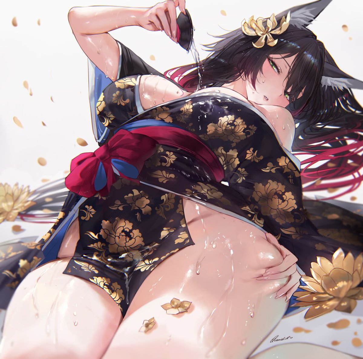 Miss Ruan Mei certainly has some 'odd' requests of her, but how could she possibly reject a request as simple as this from the one who saved her life?

Drink up the view, dear benefactor.