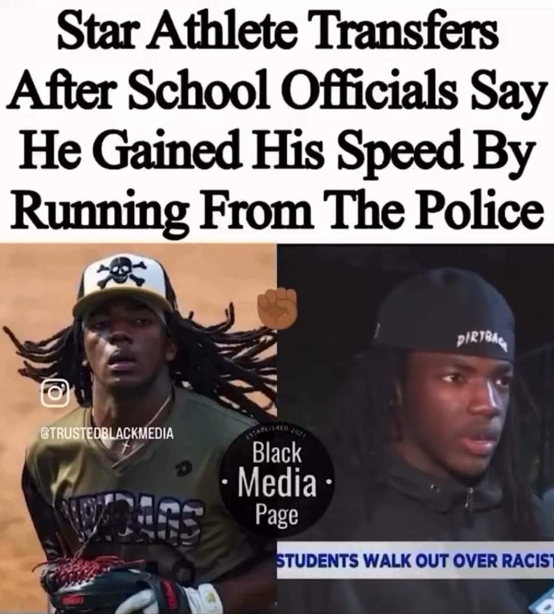 's tweet image. On Friday, the athletic director suggested to a talented athlete and dedicated student that his speed came from running from police. The student shared this with his mother, who promptly withdrew him from #IonaPrep, causing the school to lose his athletic abilities and tuition.