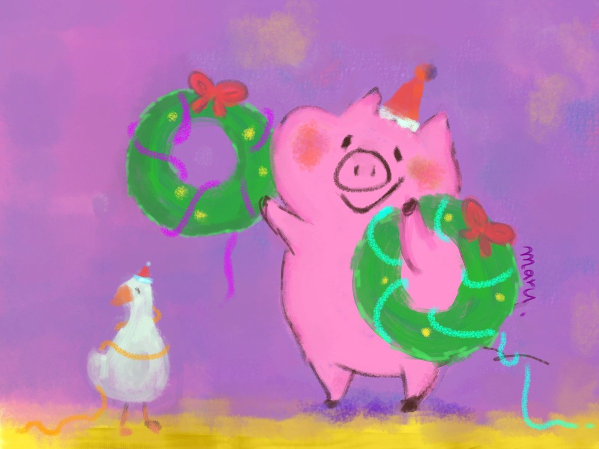 お店ではハロゥインが終わったらクリスマスからのお正月と忙しいですね。
気持ちがついていかないですが、それでもクリスマスの雰囲気は大好きなのでした🎅

#絵柄が