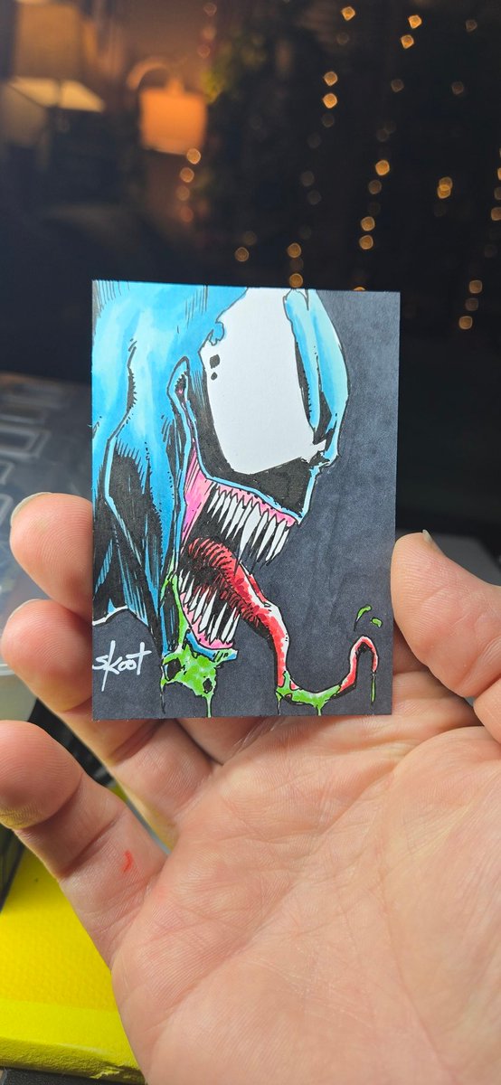 Just a Venom sketch card.
#venom #marvel #comicart