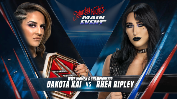 wwefed2k's tweet photo. On the latest Saturday Night's Main Event, Dakota Kai defended the WWE Women's Championship against Rhea Ripley. Was The Nightmare able to walk away with the gold? Find out here: https://t.co/X60l4xq2Us
#efed #efeds #efedding #ewrestling https://t.co/NzIJ2Lesxp