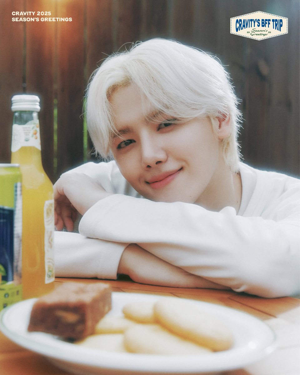 [📢]
CRAVITY 2025 SEASON’S GREETINGS
<CRAVITY'S BFF TRIP>
⠀
CONCEPT PHOTO
⠀
🧳 예약판매 일정 : 2024. 11. 11 11AM (KST)
⠀
#CRAVITY #크래비티
#우빈 #WOOBIN
#원진 #WONJIN
#민희 #MINHEE