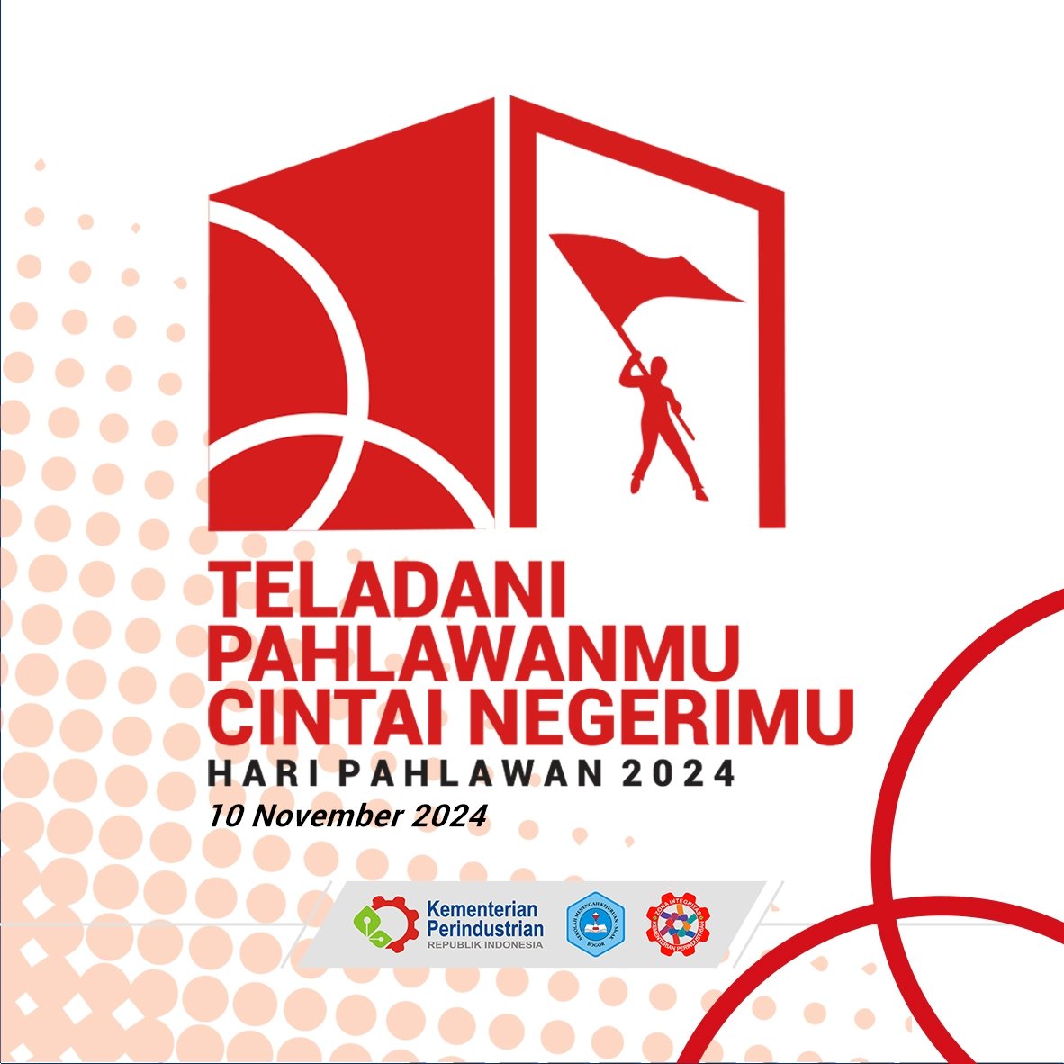 smksmakbogor's tweet photo. Selamat memperingati Hari Pahlawan.🇮🇩

Mari bersama kita lanjutkan perjuangan para pahlawan dengan belajar giat untuk membangun bangsa tercinta. Berjuanglah seperti pahlawan, tak kenal menyerah dalam tiap langkah kehidupan.

#haripahlawan
#smakbo https://t.co/PPe5EOTJkt