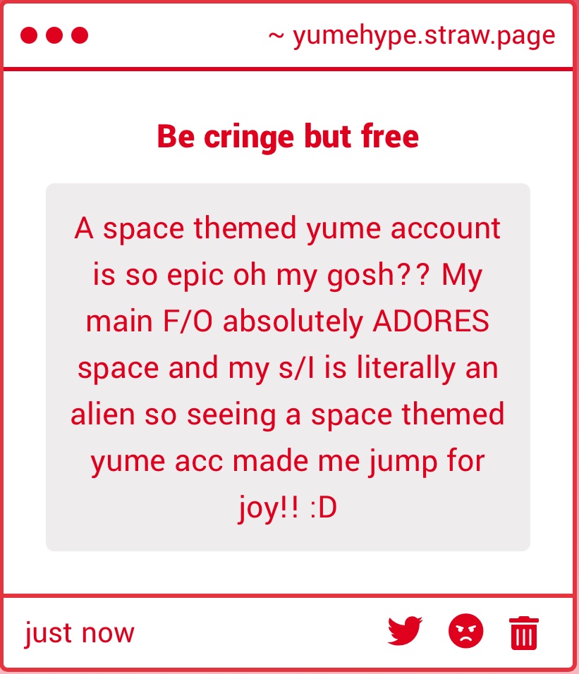 yumehype's tweet photo. YIPPEEEEE I love space sm you have no idea im so glad people like the theme - 🎸 https://t.co/UeN8r4qugc