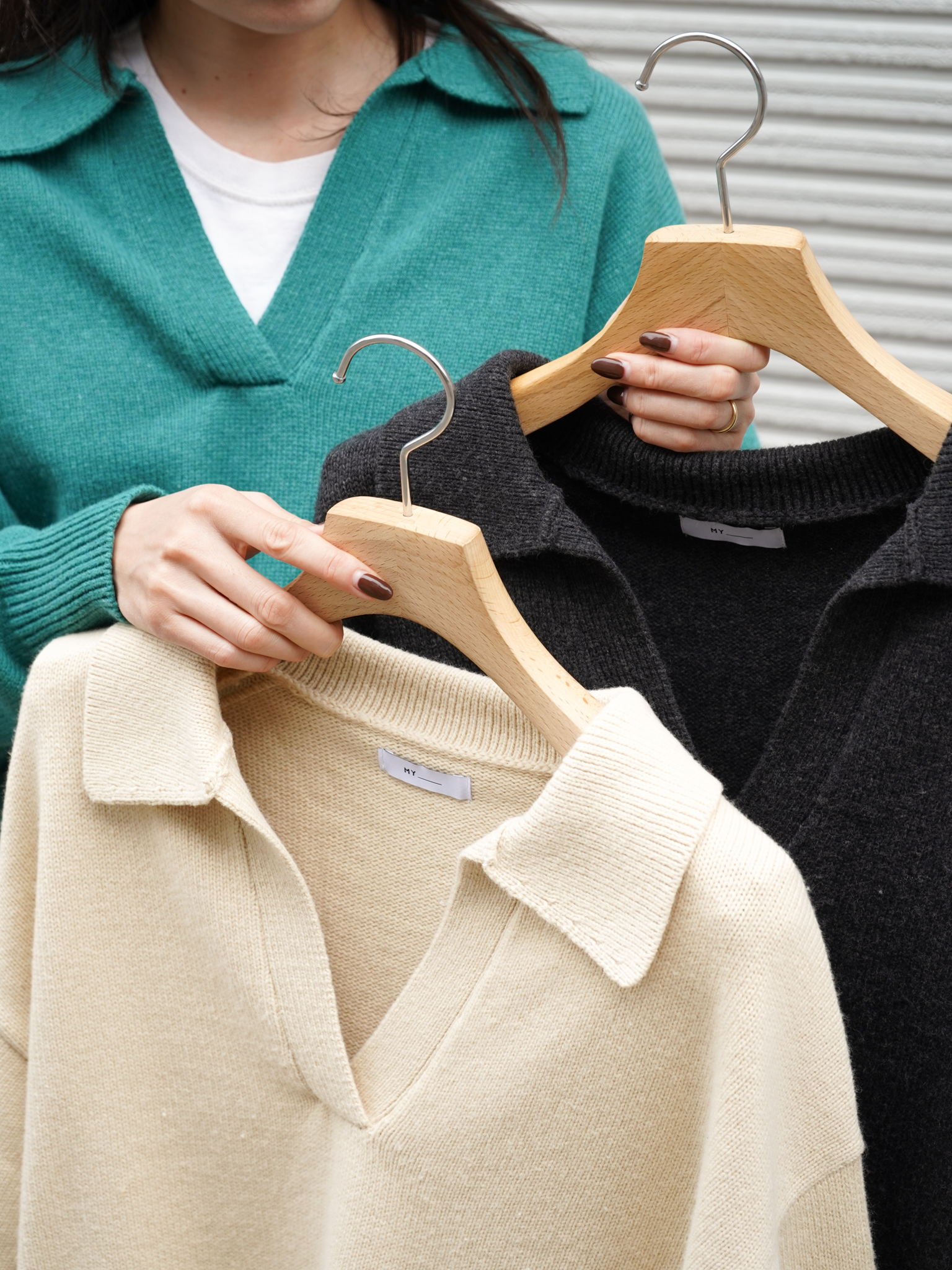 MY_ COTTON WOOL SKIPPER KNIT