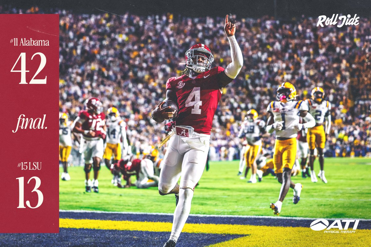 Bayou Beatdown

#RollTide | <a href="/AlabamaFTBL/">Alabama Football</a>