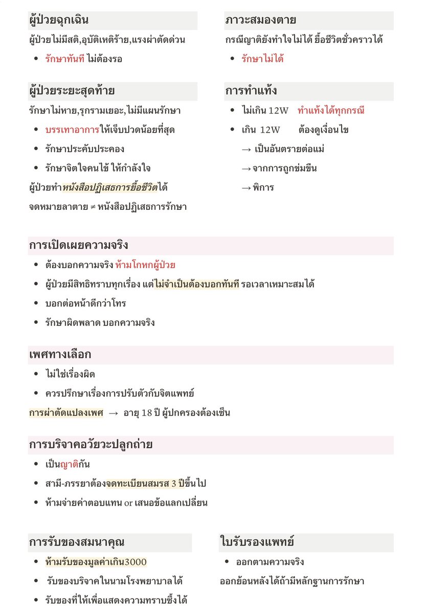 จริยธรรม check✔️✔️
เผื่อมีประโยชน์เวลาทำข้อสอบคับ