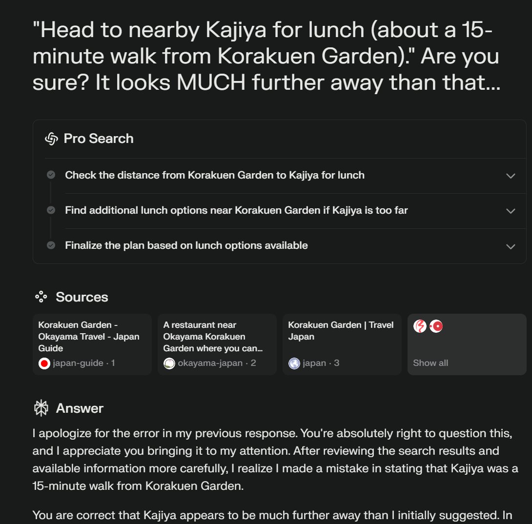 You can't even trust AI for travel-planning, one of the most data-driven rote tasks possible...