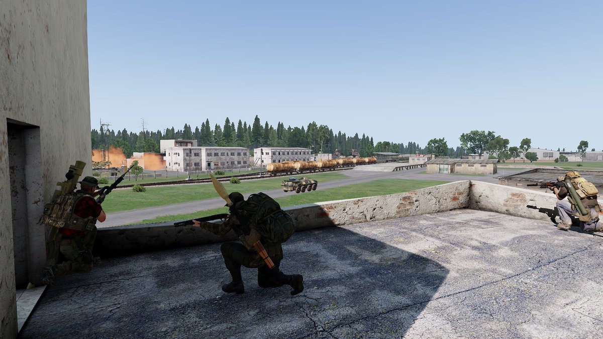 Still disguised, Argus Operators assaulted a CSAT airfield for their new freedom fighter friend.
Intel gathered confirmed that CSAT did not shoot us down. So who?
Argus continued on to deny enemy assets @ a railway
Interested, link in bio. #arma #arma3 #armaplatform
<a href="/ArmaPlatform/">Arma Platform</a>