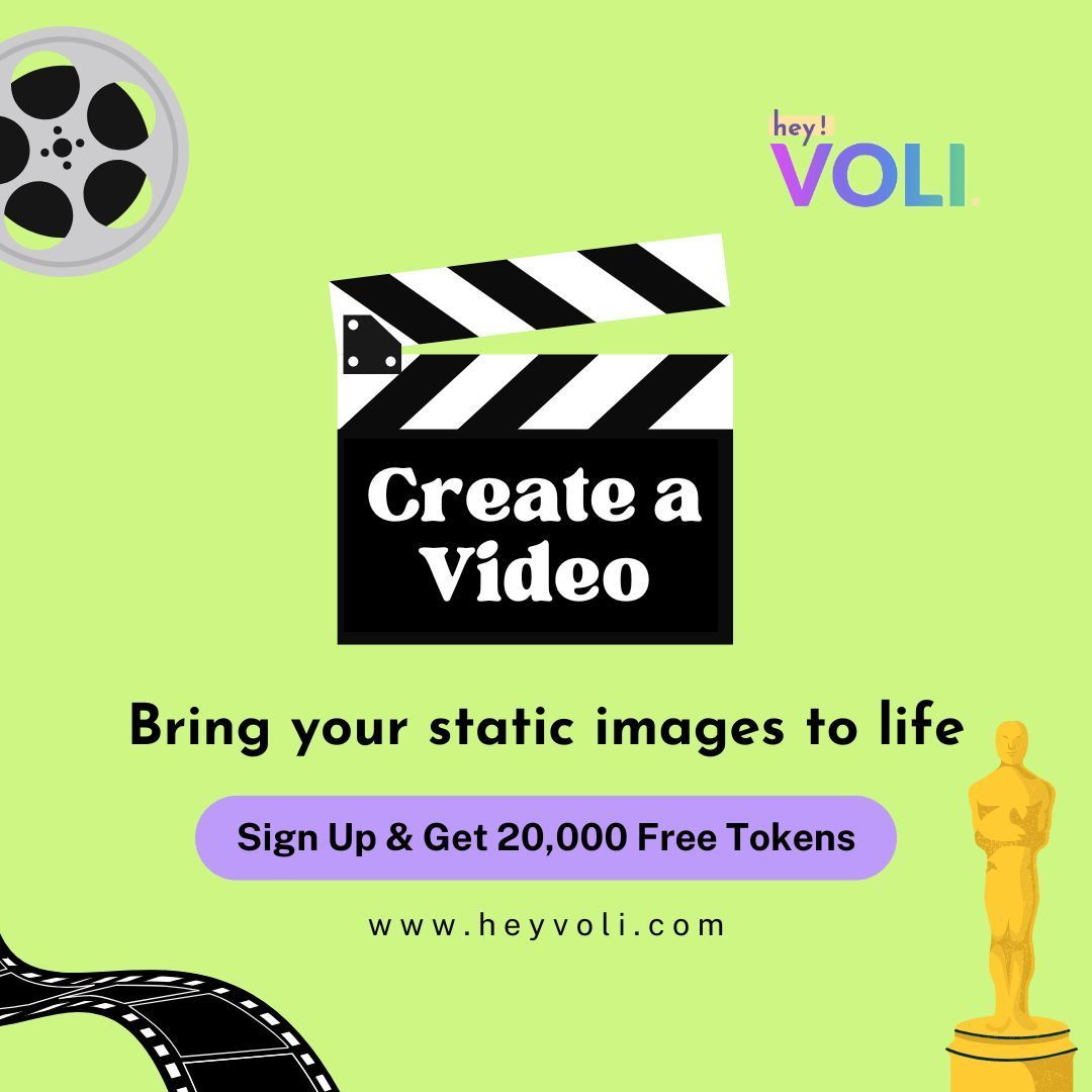 heyvoli's tweet image. 💥 Turn static images into GIFs in seconds! With Heyvoli, even your still pics can come to life! 🎨✨

#Heyvoli #MakeItMove #GIFMagic #AIforCreators #AllInOnePlatform #ContentCreation #WadhwaniFoundation #NVIDIAInception #MicrosoftForStartups #GenZCreators #ContentThatPops