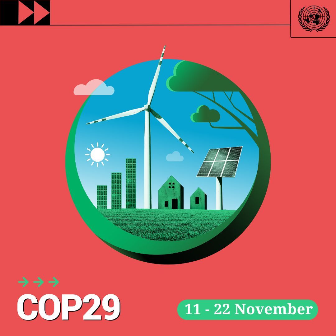 United Nations ESCAP (@unescap) on Twitter photo 🌐 Climate action can’t wait!
At #COP29, ESCAP hopes to drive bold climate action with ambitious NDCs, faster decarbonization, and innovative climate finance to power #AsiaPacific’s green transition.
Find out more: buff.ly/4hDoKKD
#ClimateAction #ActNow
<a href="/UNFCCC/">UN Climate Change</a> 🌐 Climate action can’t wait!
At #COP29, ESCAP hopes to drive bold climate action with ambitious NDCs, faster decarbonization, and innovative climate finance to power #AsiaPacific’s green transition.
Find out more: buff.ly/4hDoKKD
#ClimateAction #ActNow
<a href="/UNFCCC/">UN Climate Change</a>