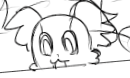 何も見ないで描いたこむぎ
たしか硬球みたいなデザインしてた 