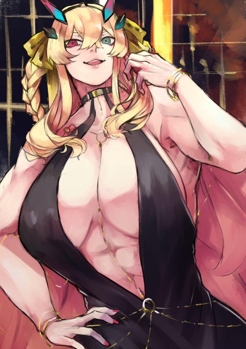 #三連休はフォロワーが増えるらしい 

デカくて強い女を描きますよろしくお願いします