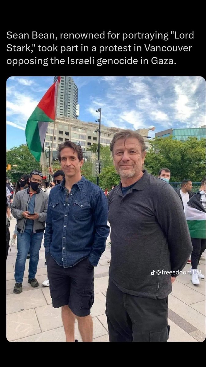 Thank you Sean Bean for being on the right side of history.