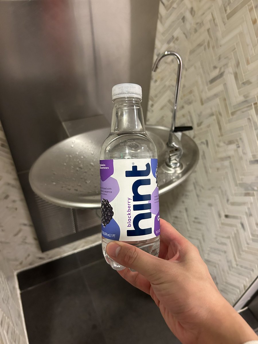 jeffreycider's tweet image. modern homeopathy is discovering that refilling a hint water bottle with tap water creates more hint water