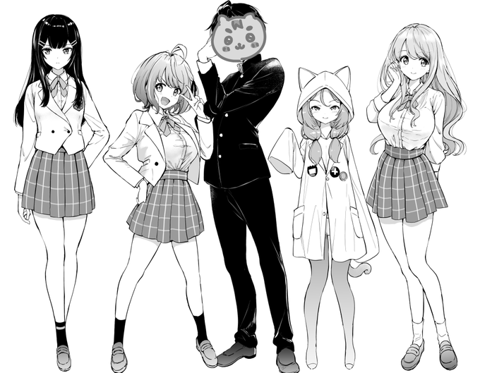 わたハズのキャラクター立ち絵。
男千秋のデザインもしてました。
いろいろあってお蔵入りになってしまったけど、楽しかったですし、この経験を今後の作品に生かしていきたいと思います。🐢 