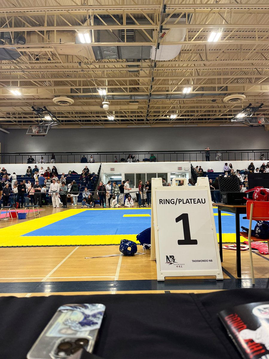 PQMiramichi's tweet photo. Thanks to organizers and volunteers of the Taekwondo NB Provincials for inviting me to work the mic. I was out of my comfort zone but learned a lot on the fly from folks who were generous with their knowledge. Great day at MVHS and in our community. #Miramichi https://t.co/0uNaqQatTT