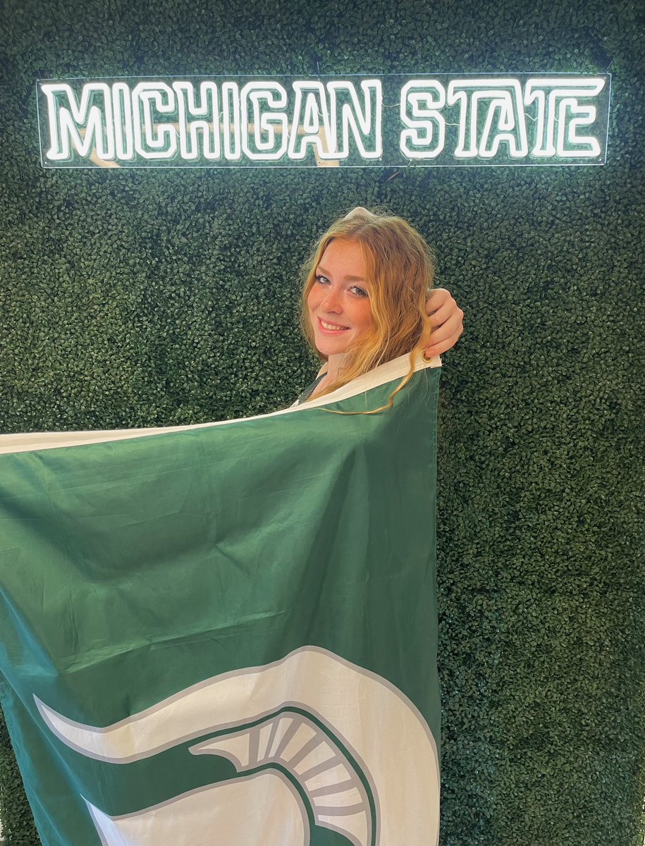 AddieStadsholt's tweet photo. THANK YOU so much to Coach Vicars for having me this weekend!! It was amazing to learn about the program at Michigan State! Go Spartans!!#notcommitted #michiganstate #spartans https://t.co/Uz9ZzQwW5H