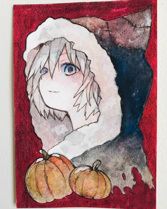 ハロウィンに間に合わなかった絵 