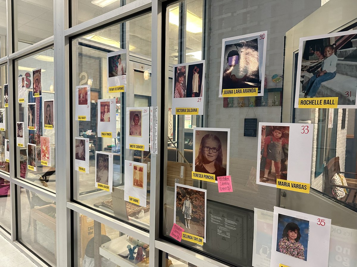 paulapbtinker's tweet photo. “Say Cheese!” Staff photo challenge from our preschool years on the students school picture day! Prizes were awarded for most correct, runner ups, just for playing, and most frequent mistake identity! #SayCheese https://t.co/XrSAMxeLdh