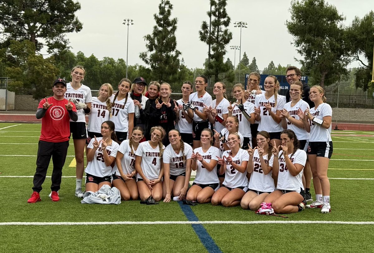SCHSTritons's tweet photo. Triton Girls’ Flag Football DOES IT AGAIN - defeats Beckman 37-7 in the CIF-SS Semifinals!! On to the CIF Championship next Saturday in our inaugural season!! One more step to win it all!! Amazing! 👍💪⁦@ocvarsity⁩ ⁦@latsondheimer⁩ ⁦@SCHSGFF⁩ ⁦@CIFSS⁩ https://t.co/BOHEZN4mBC