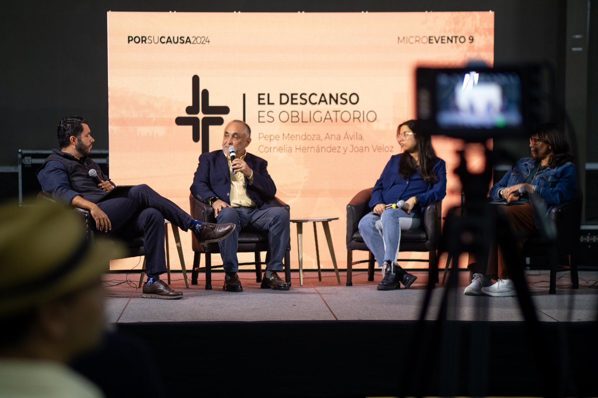 PorSuCausa's tweet photo. Así nos fue en nuestro último microevento titulado: “El descanso es obligatorio” a cargo de Ana Ávila, Pepe Mendoza, Cornelia Hernández y Joan Veloz.
#PorSuCausa 2024 #PSC24 https://t.co/3n1g8w1CQZ
