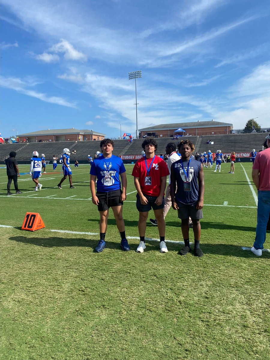 MZRecruits's tweet photo. Some of our MZ Eagles on a gameday visit at @UWGFootball Go Eagles‼️@CoachSEllis @GradickSports 
Class of 2028 @josebec13 
Class of 2027 @Bkisrael22 and @mont96801 https://t.co/py8lrK5UBU