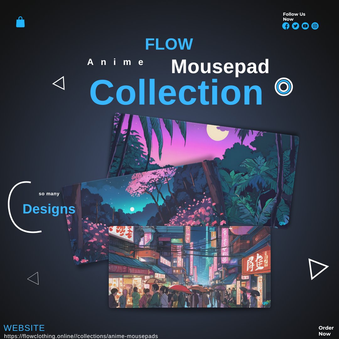 🚨 New Collection

✨Upgrade your setup with these HIGH quality mousepad designs ✨

Check Them Out NOW❗
Link - flowclothing.online/collections/an…