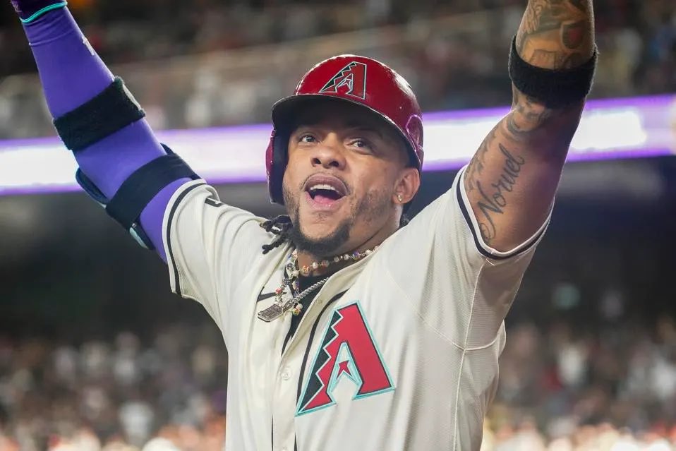 StatPackMLB's tweet image. Ketel Marte is THE MOST UNDERRATED player in baseball

2024 stats in 136 games:

.292 AVG
36 HR
95 RBI
.932 OPS
6.8 WAR

#Dbacks