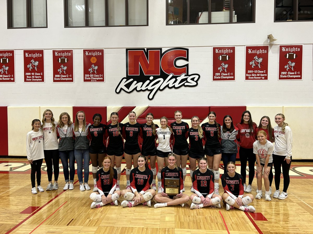 Congratulations to your Lady Knights as they are your District Champions!!!