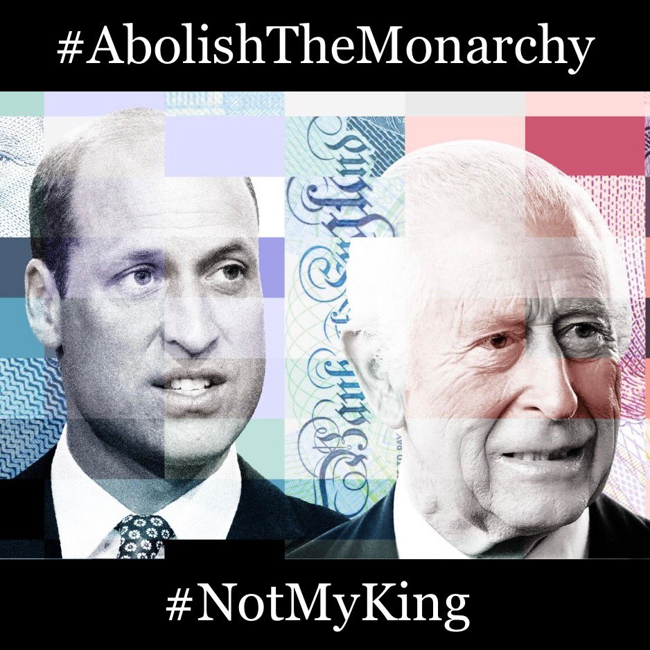 AbolishWestmin's tweet image. It’s time to get rid of these parasites once and for all!

#AbolishTheMonarchy
#NotMyKing 

RT if you agree! ❌👑