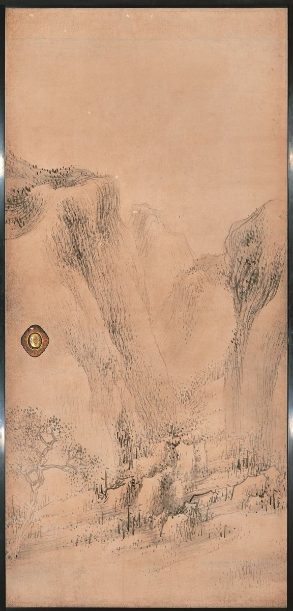 今回ご紹介するのは、山々を描いた「群山露頂図」（1787年作）と、耕作