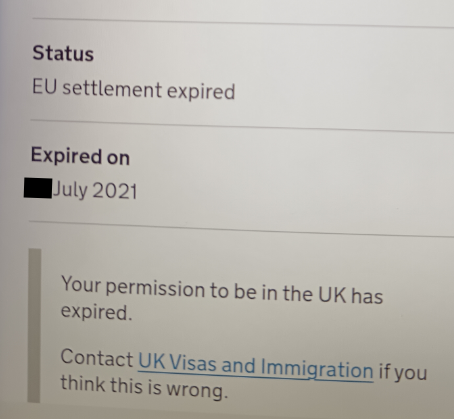 Someone with SETTLED STATUS suddenly finds their status shows EXPIRED - exactly when needing to prove rights. Trying for over 2 months to get it fixed.

How can <a href="/ukhomeoffice/">Home Office</a> keep saying "Digital status cannot be lost, stolen or tampered with"?

This status is TAMPERED WITH.