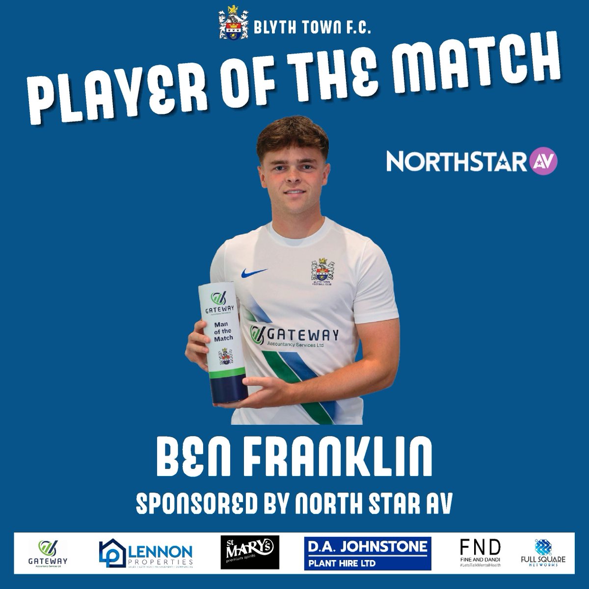 Blyth_TownFC's tweet photo. Today’s player of the match… https://t.co/jamzWaxLsj