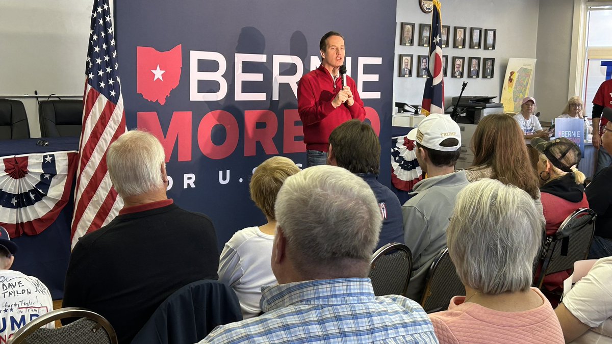 AdamCBird's tweet photo. Get out and vote for @berniemoreno !  
@teammoreno2024 https://t.co/81SAwPrTTr