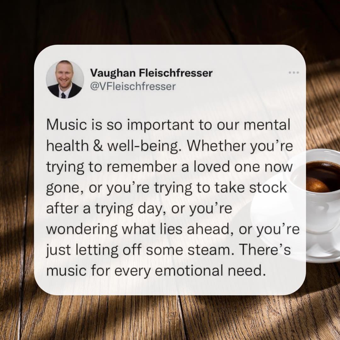 There’s music for every emotional need.