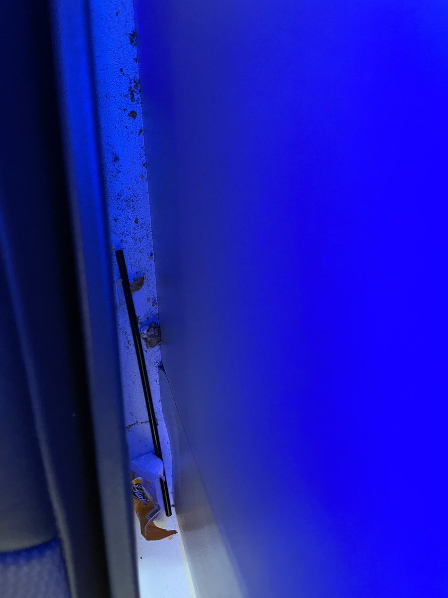 kait_schaefs's tweet photo. Flying first class on my first @BreezeAirways flight, and wow… not the experience I expected! All seats should be spotless, but when you’re paying a premium, it’s especially disappointing. Let’s step up the cleaning game, Breeze! #CleanCabinPlease #TravelStandards https://t.co/ZtsmXrwb6Y