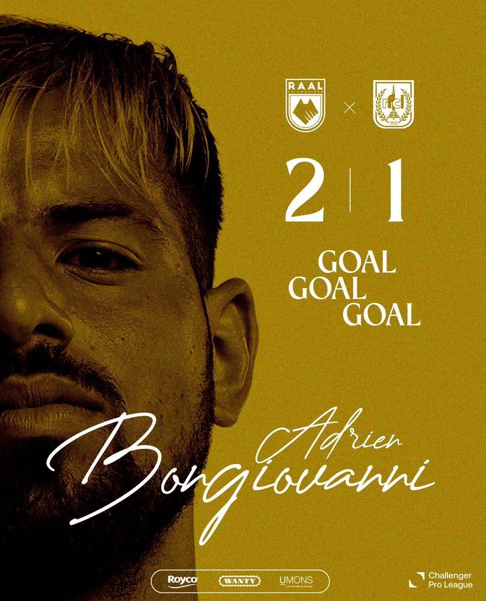 raal_be's tweet photo. ⏱️ 65'
😍 GOOOOOOOOOAAAAAAAAAALLLLLL ! BONGIOVANNI POUR DONNER L'AVANTAGE AUX LOUPS !
🟩 #RAALFCL • 2-1 ⬜️ https://t.co/BPMcKGLTnI