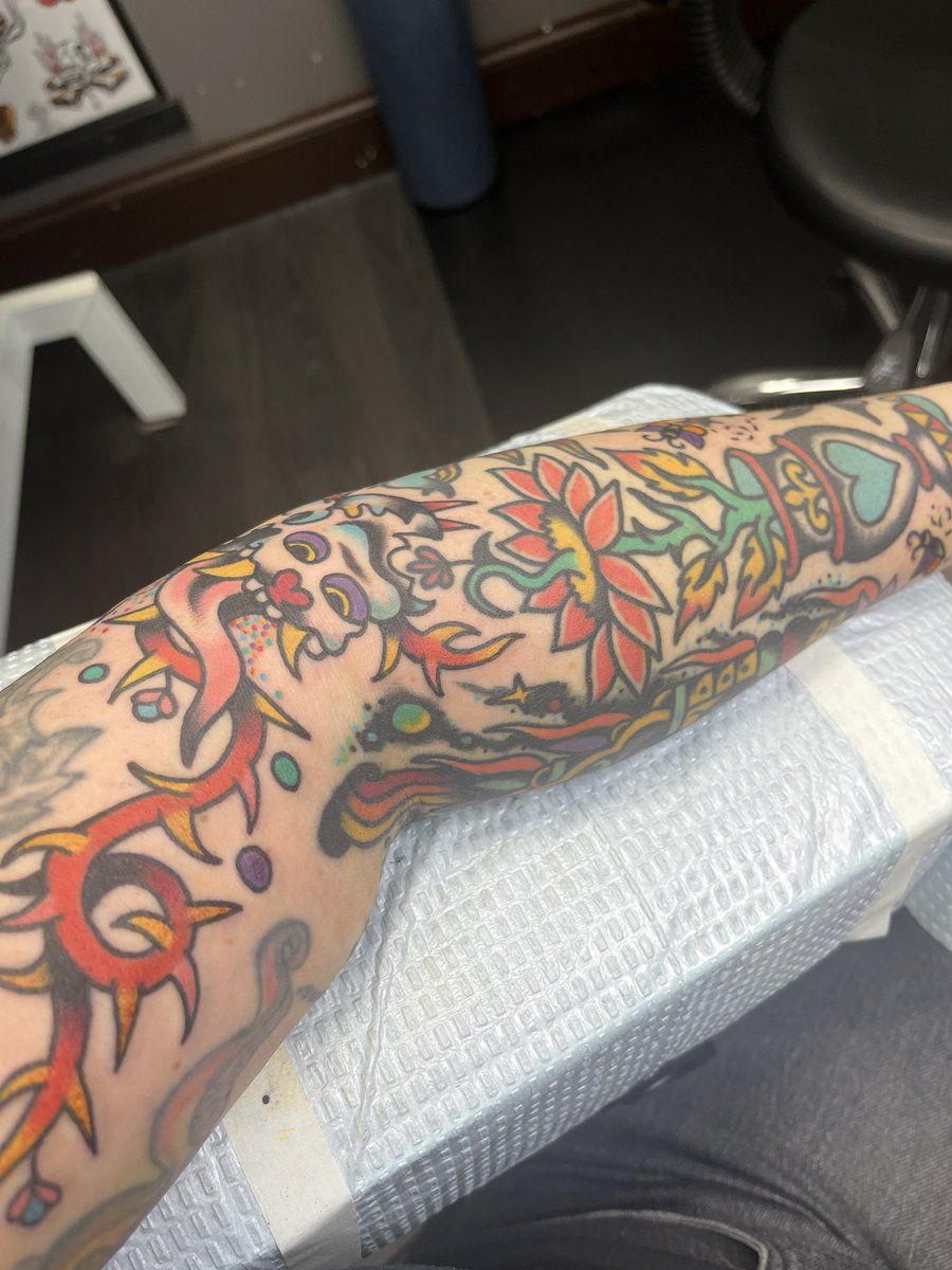 Filling in my sleeves in the coolest way possible