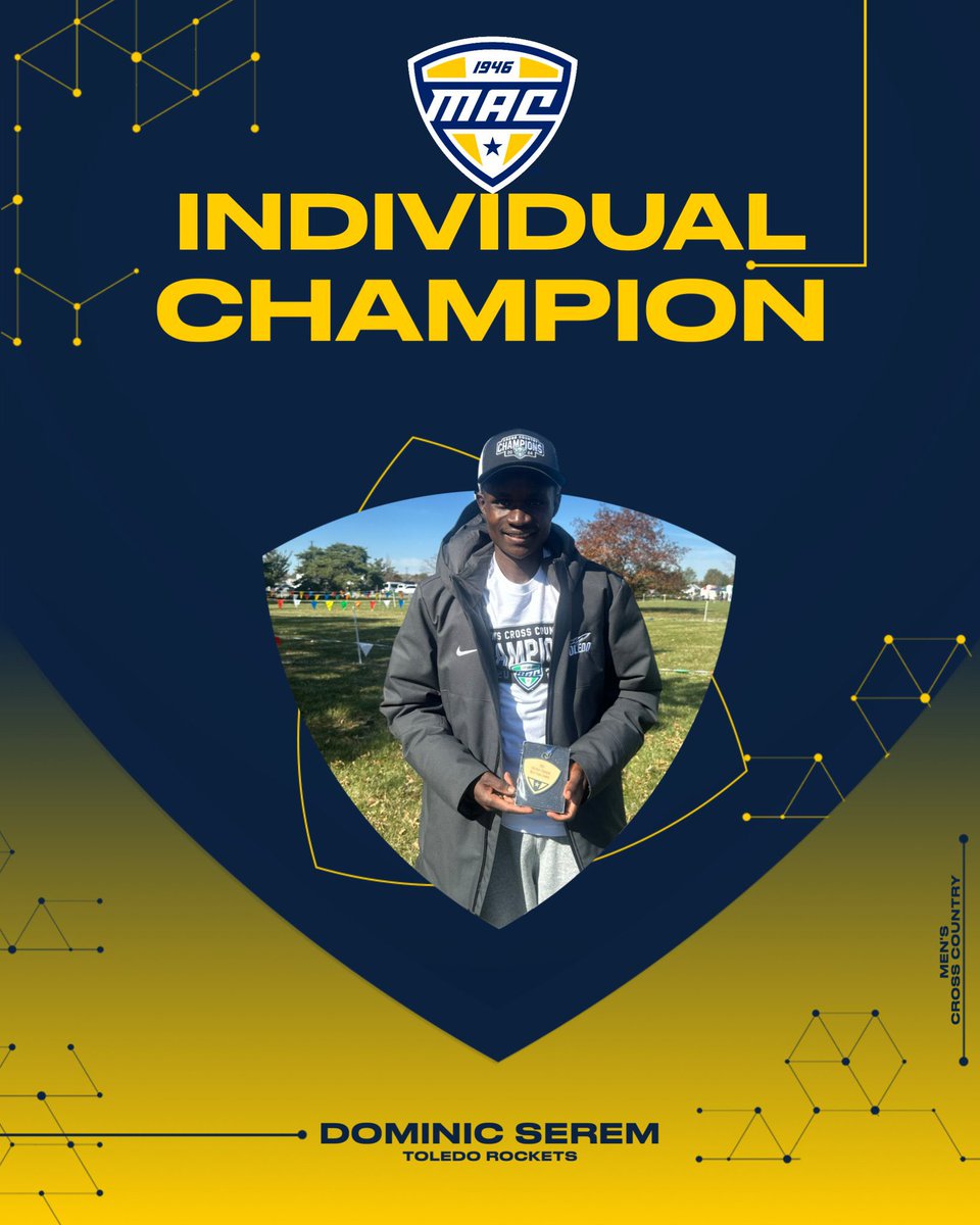 InTowerShadows's tweet image. Toledo cross country is elite, an absolute sweep of the MAC:

Men’s team champion ✅
Women’s team champion ✅
Men’s individual champion ✅
Women’s individual champion ✅
Men’s coach of the year ✅
Women’s coach of the year ✅

You come to Toledo to win 📈🚀