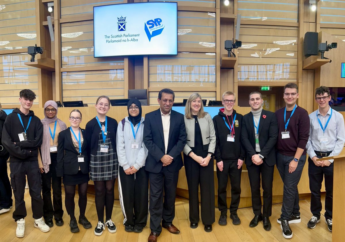 Foysol Choudhury MBE MSP (@foysolchoudhury) on Twitter photo <a href="/EllieMSYP/">Ellie Craig MSYP</a> <a href="/POScotParl/">Alison Johnstone</a> <a href="/ScotParl/">Scottish Parliament</a> <a href="/EdinburghMSYPs/">Edinburgh MSYPs</a> <a href="/SB_MSYPs/">ScottishBordersMSYPs</a> <a href="/OliviaBrown6464/">Olivia Brown MSYP</a> <a href="/MayaMcCraeMSYP/">Maya McCrae MSYP :)</a> <a href="/EdinReporter/">Edinburgh Reporter</a> <a href="/edinburghpaper/">Edinburgh Evening News</a> <a href="/TamsinGoldMSYP/">Tamsin Gold MSYP</a> Always a pleasure to join <a href="/EdinburghMSYPs/">Edinburgh MSYPs</a> at the Scottish Youth Parliament Autumn Sitting 2024 <a href="/OfficialSYP/">Scottish Youth Parliament</a> in <a href="/ScotParl/">Scottish Parliament</a>
<a href="/POScotParl/">Alison Johnstone</a>
Well done ๐ ๐๐
#SYPat25 #SYP82 <a href="/EllieMSYP/">Ellie Craig MSYP</a> <a href="/POScotParl/">Alison Johnstone</a> <a href="/ScotParl/">Scottish Parliament</a> <a href="/EdinburghMSYPs/">Edinburgh MSYPs</a> <a href="/SB_MSYPs/">ScottishBordersMSYPs</a> <a href="/OliviaBrown6464/">Olivia Brown MSYP</a> <a href="/MayaMcCraeMSYP/">Maya McCrae MSYP :)</a> <a href="/EdinReporter/">Edinburgh Reporter</a> <a href="/edinburghpaper/">Edinburgh Evening News</a> <a href="/TamsinGoldMSYP/">Tamsin Gold MSYP</a> Always a pleasure to join <a href="/EdinburghMSYPs/">Edinburgh MSYPs</a> at the Scottish Youth Parliament Autumn Sitting 2024 <a href="/OfficialSYP/">Scottish Youth Parliament</a> in <a href="/ScotParl/">Scottish Parliament</a>
<a href="/POScotParl/">Alison Johnstone</a>
Well done ๐ ๐๐
#SYPat25 #SYP82