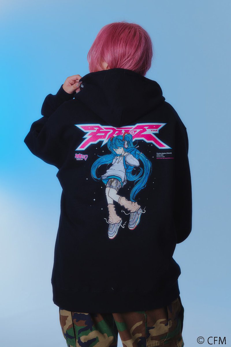 BAITme's tweet photo. Our @BaitMeJp exclusive collection with Hatsune Miku x BAIT drawn by Hawaii artist @pabalos is now available at all BAIT Japan locations : Shibuya, Osaka Minami, Osaka Shinsaibashi. #baitme #cfm #hatsunemiku https://t.co/XX4y3XHYKv