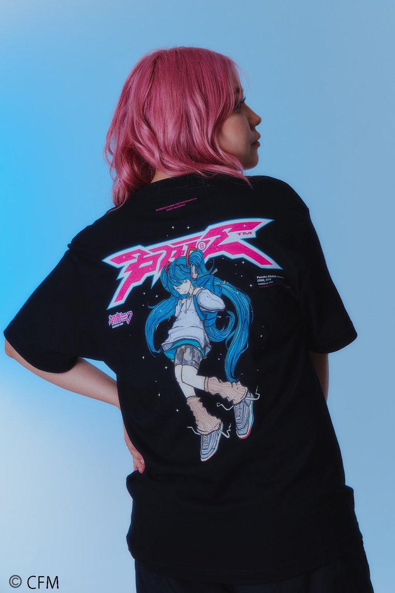 BAITme's tweet photo. Our @BaitMeJp exclusive collection with Hatsune Miku x BAIT drawn by Hawaii artist @pabalos is now available at all BAIT Japan locations : Shibuya, Osaka Minami, Osaka Shinsaibashi. #baitme #cfm #hatsunemiku https://t.co/XX4y3XHYKv